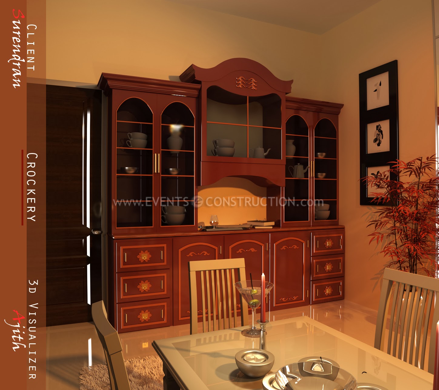 Evens Construction Pvt Ltd Crockery Shelf