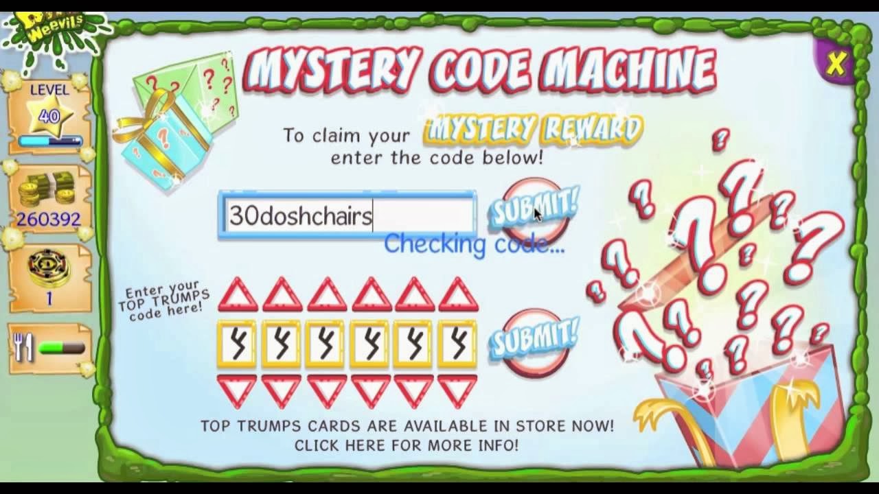 Binweevils Codes for Dosh 2013 Binweevils Dosh Codes for getting Dosh Coins