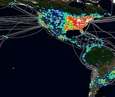 Global Internet traffic.