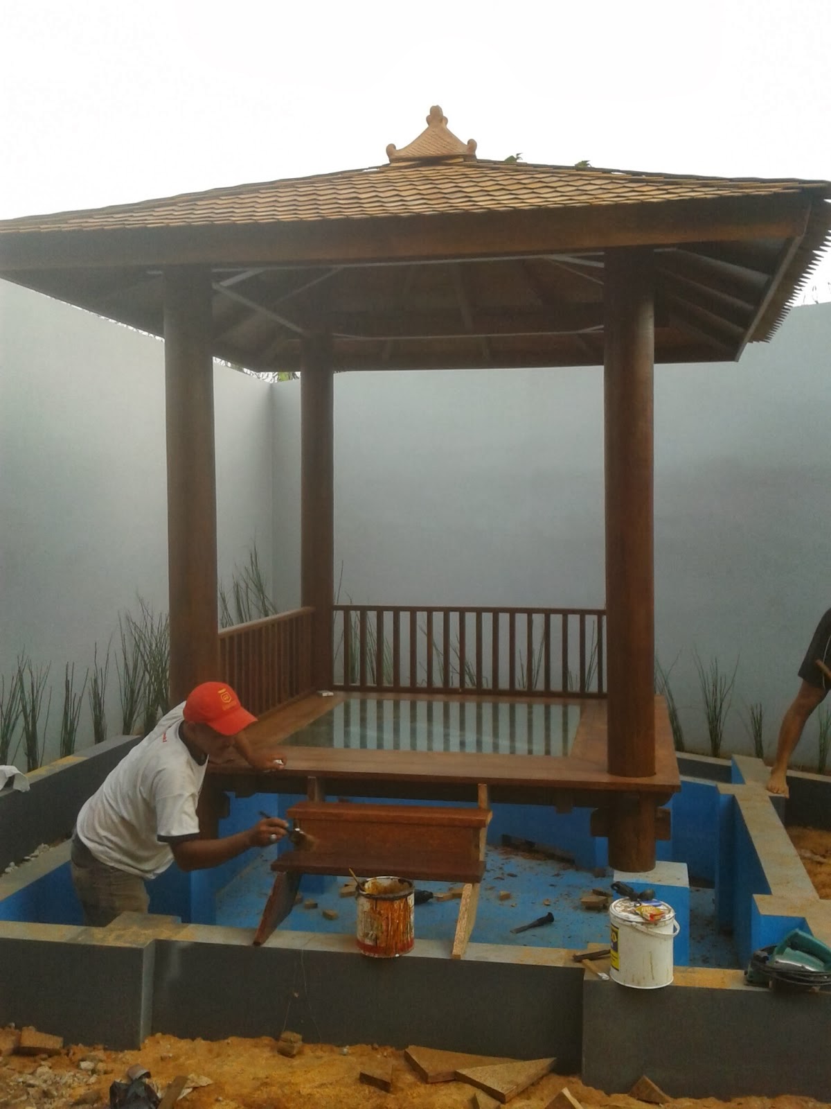 SaungGazeboBambuAtapsirat Tukang Taman