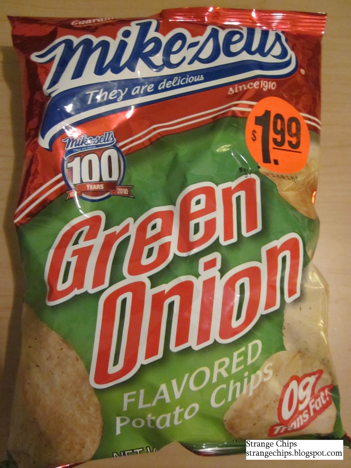 Strange Chips Mike Sells Green Onion