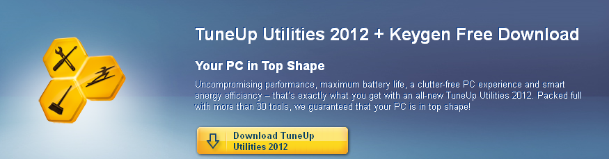 TuneUp Utilities 2012 + Keygen