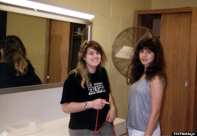 Chaz Bono and Jennifer Aniston in 1987