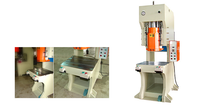 Floor hydraulic press machine carriage series C
