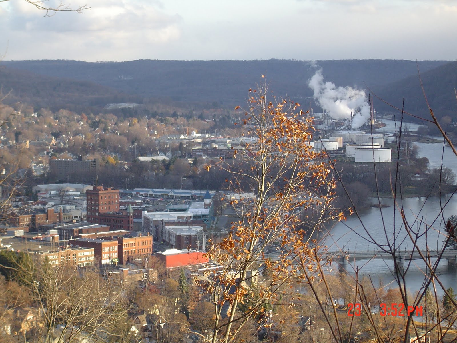 Retiring Guy The View of Warren Pennsylvania from Washington Park