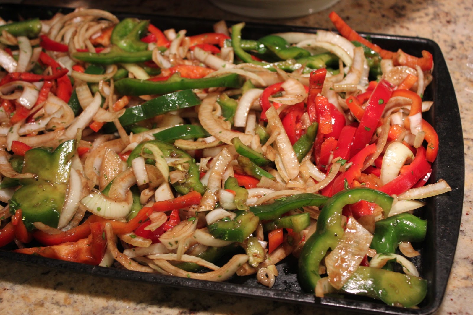 Pine Needle Tea Grilled Portobello Mushroom and Vegetable Fajitas
