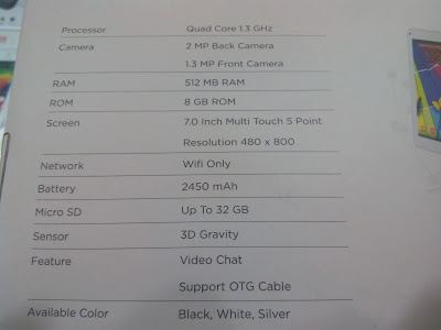 Tablet Murah Evercoss 500 ribuan - Evercoss W7B Quadcore Tablet Murah Evercoss 500 ribuan - Evercoss W7B Quadcore