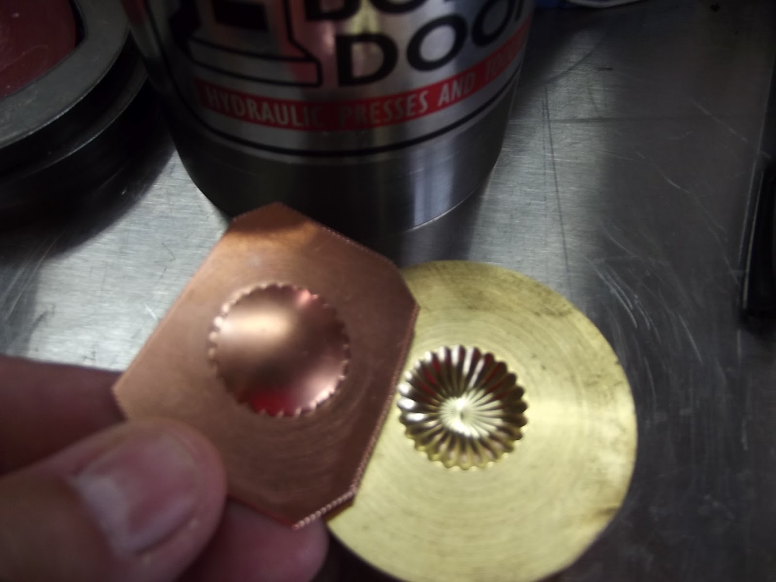 Homemade Jewelry Metal Press