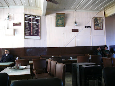 tables at Indian Coffee House, Shimla 
