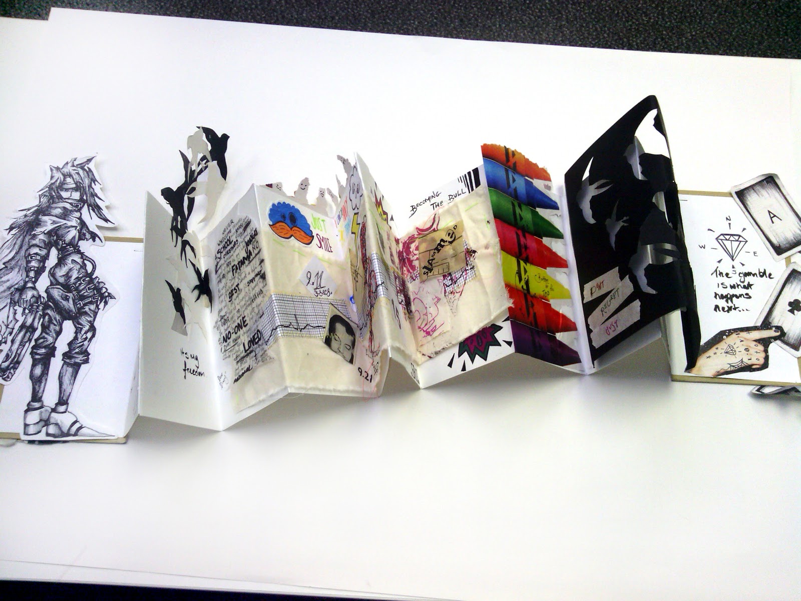 Art Portfolio Concertina Sketchbook... Le Grande Finale!