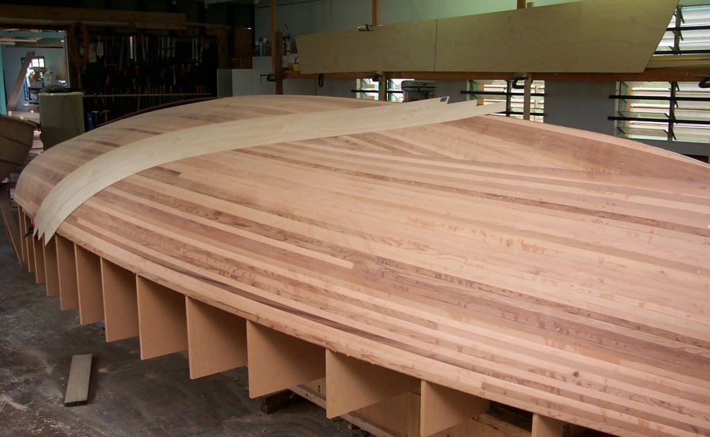 NY NC Choice Wooden boat construction strip planking