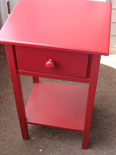 Thrift table BEFORE makeover Makeover a thrifted table to look like new