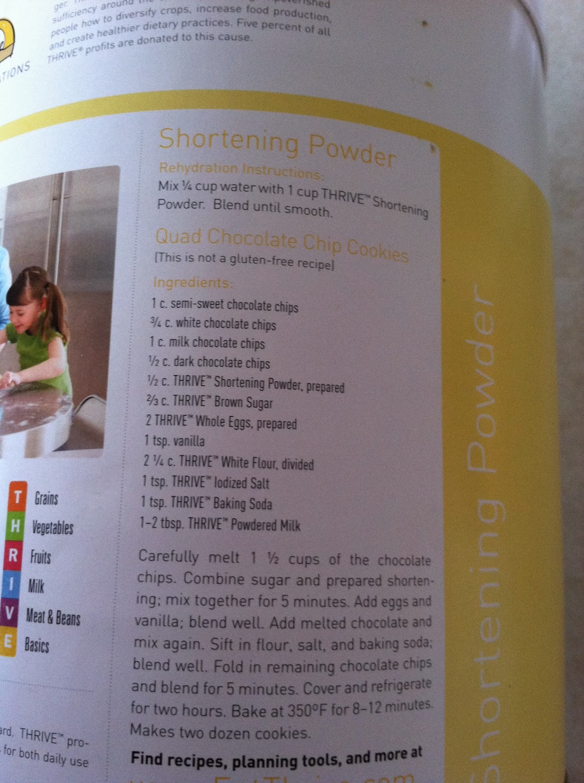 my family prepared Shortening Powder