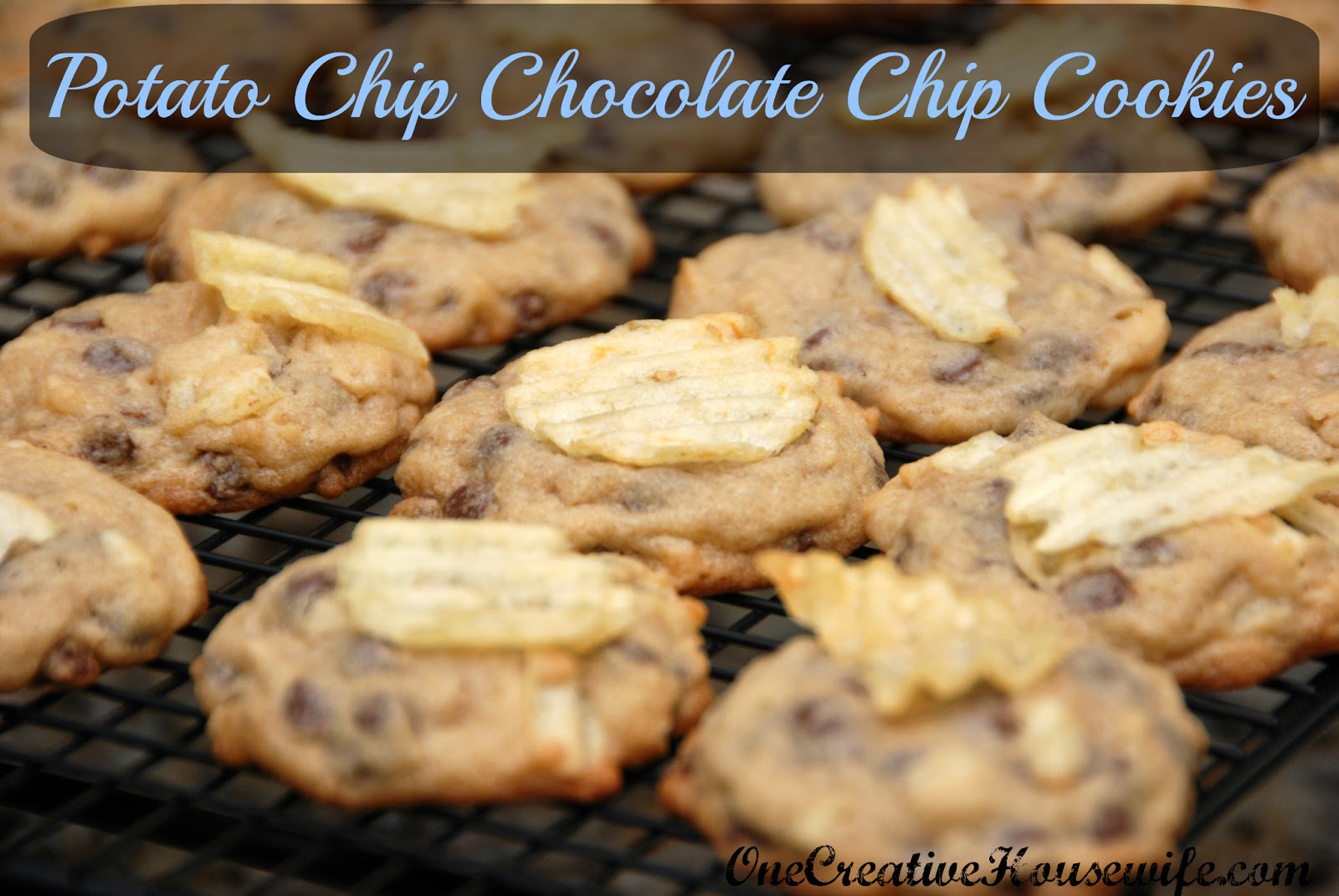 One Creative Housewife Potato Chip Chocolate Chip Cookies