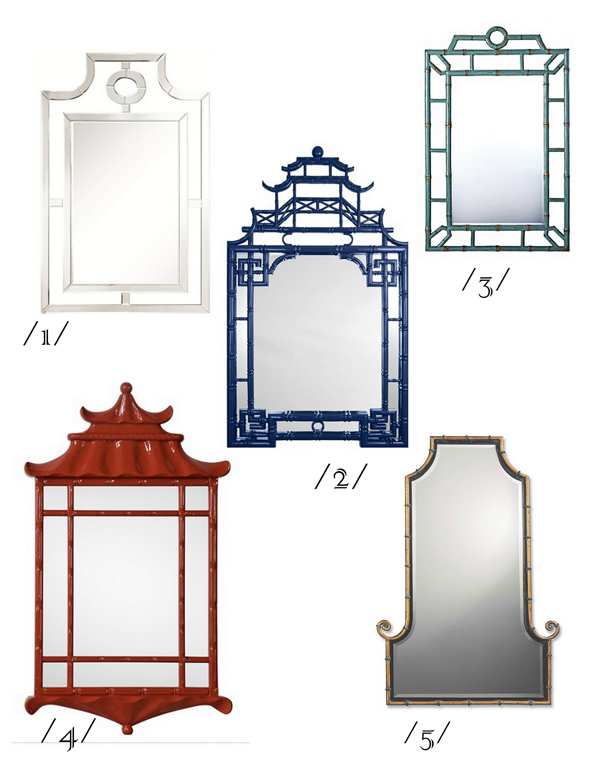 Pagoda Mirrors Asian decor living room, Asian home decor, Furniture