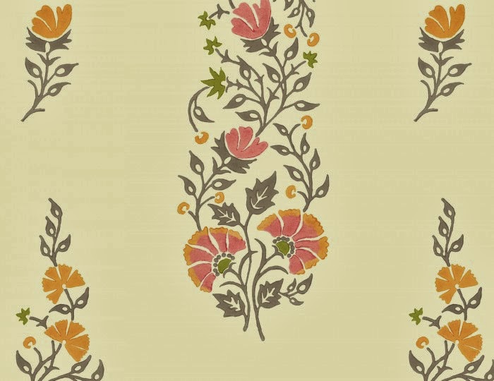 Katharine Watson: Block Printed Wallpapers from Galbraith and Paul