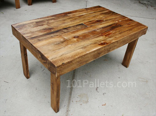 Wood Pallet Dining Table