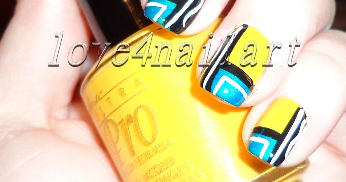 4. Quick and Easy Geometric Nail Art - wide 9