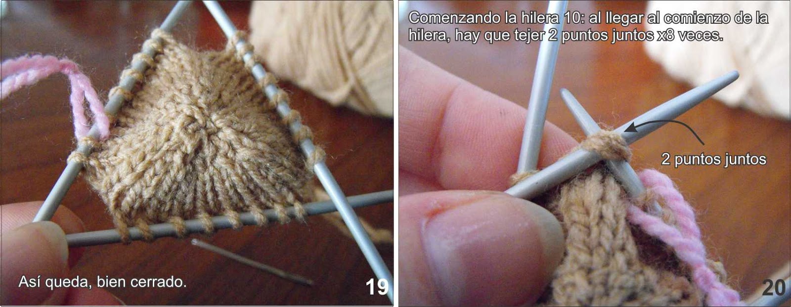 Irka!: Foto-tutorial: cómo tejer con Agujas Doble Punta