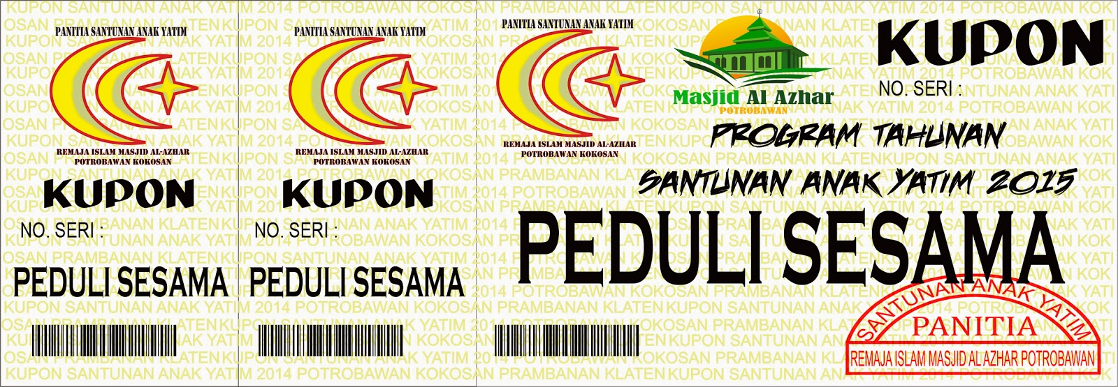 Mainichi gurupu Kupon santunan anak yatim 2015