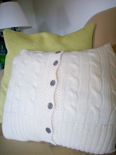 knit pillow