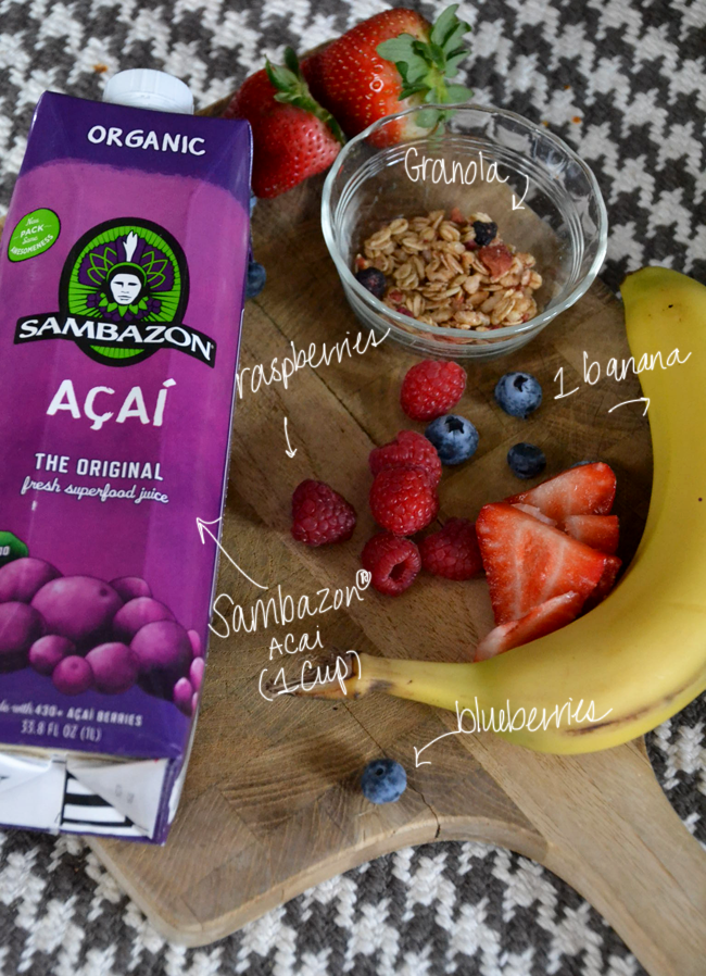 Anticipation easy acai bowl