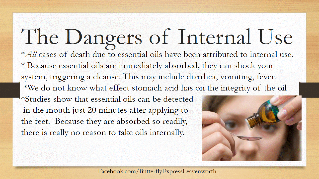 Serene Sole Reflexology The Dangers of Taking Essential Oils Internally