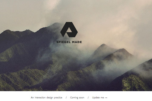minimal website