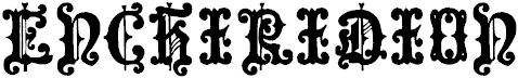 Enchiridion font Enchiridion font