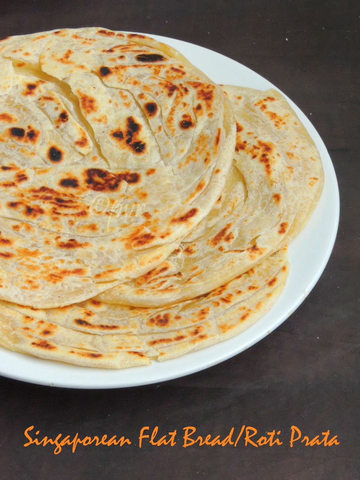 Priya's Versatile Recipes Roti Prata Singaporean Flat Bread with