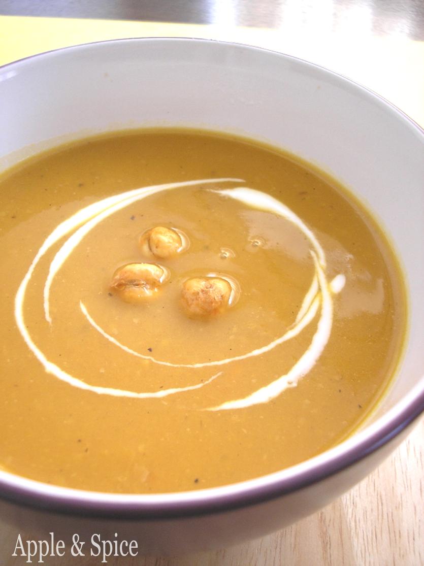 Apple & Spice Butternut Squash & Ginger Soup