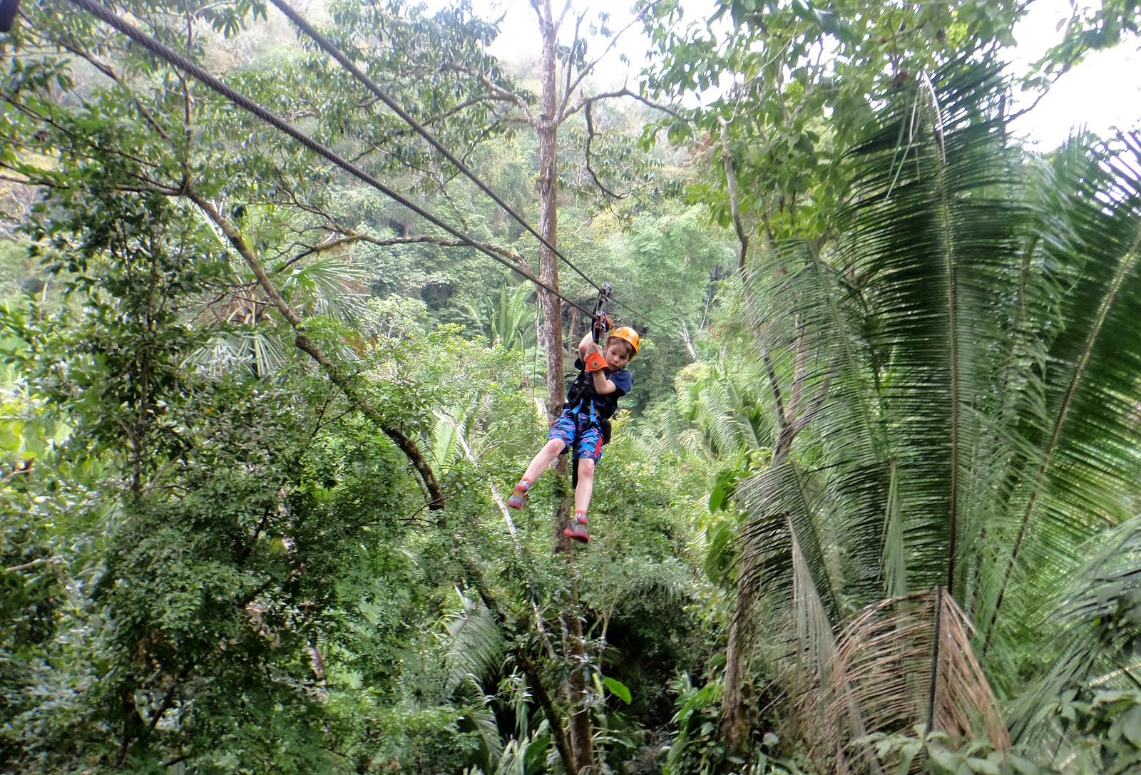Ziplining Belize