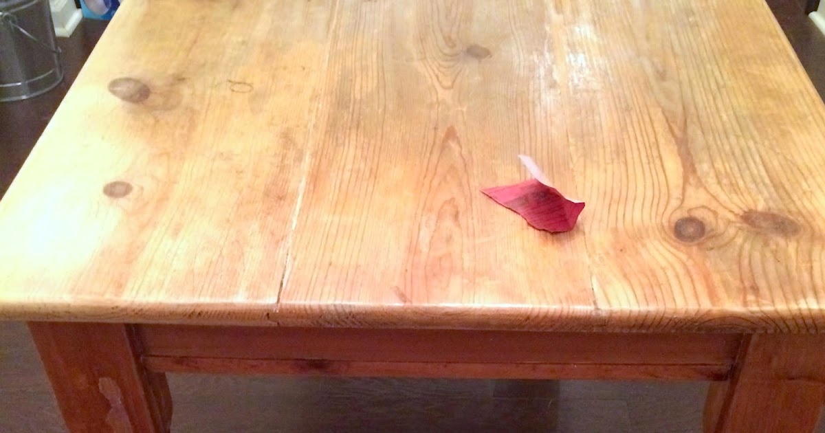 The Someday Farmer Removing Wax Buildup from Wood Surfaces