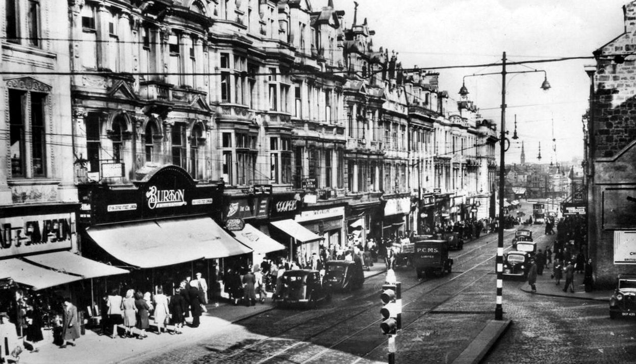 Tour Scotland Photographs Old Photograph High Street Paisley Scotland