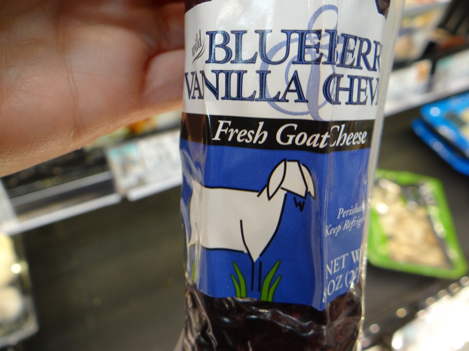 Trader Joe's 365 Day 347 Blueberry Vanilla Chevre (and ALDI)