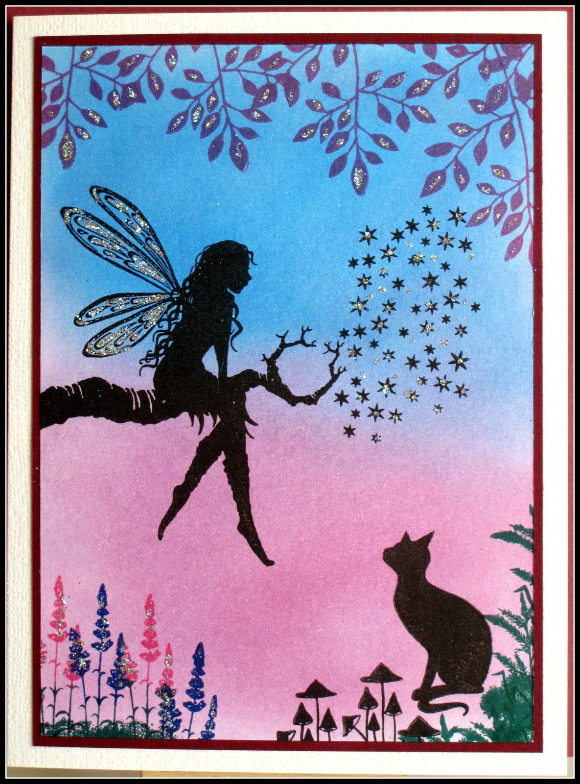 Di's Creative Moments Lavinia Stamps Challenge Bright & Beautiful