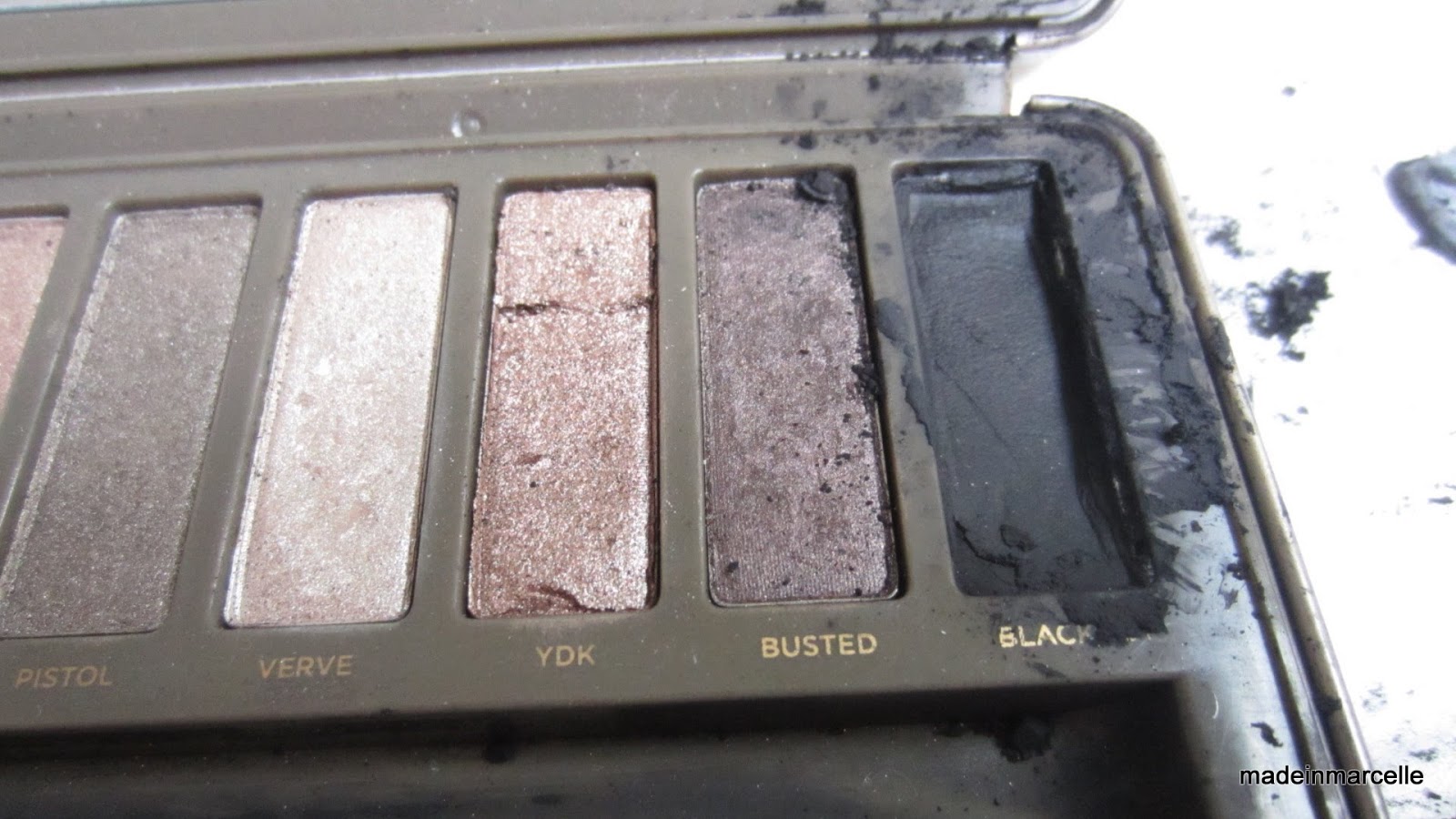[HOW TO] by C Easy steps to fix your broken eyeshadows Naked 2 palette Made in Marcelle