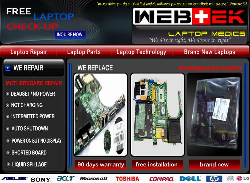 MSI EXSeries No Display Problem Repair Specialist webtek laptop medics
