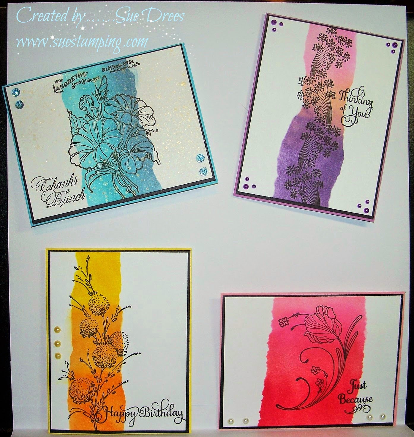 Buffalo Stamps & Stuff BSS MONDAY IDEA EASY, BEAUTIFUL NOTE CARDS