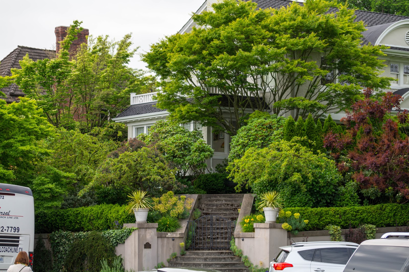 Многие дома здесь напомнили нам наш любимый район Монреаля, Вестмаунт.