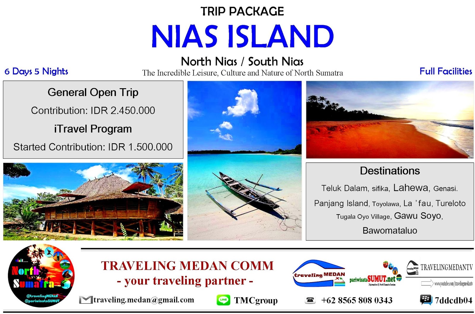 Paket Wisata Pulau Nias - Pariwisata Sumatera Utara