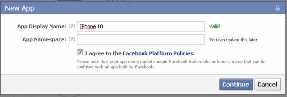 How to Create Facebook App and Update Status Using it