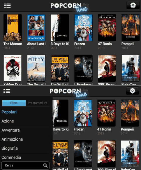 Guardare film e serie tv gratis in streaming su Android con Popcorn Time [Download]