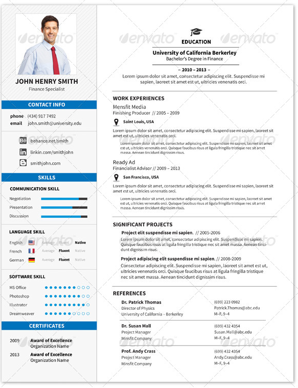 Cv gratuit image