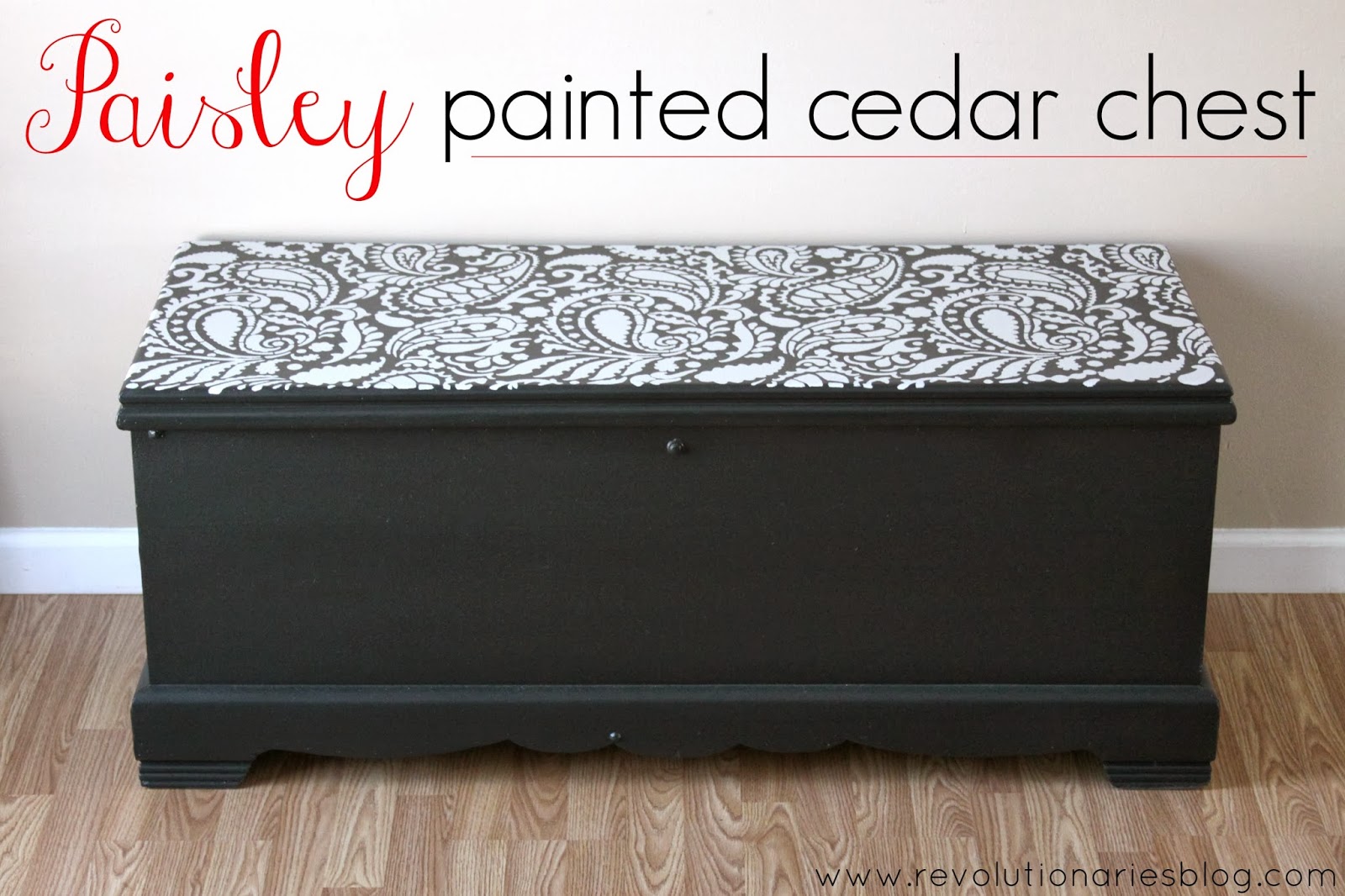 Someday Crafts Paisley Painted Cedar Chest
