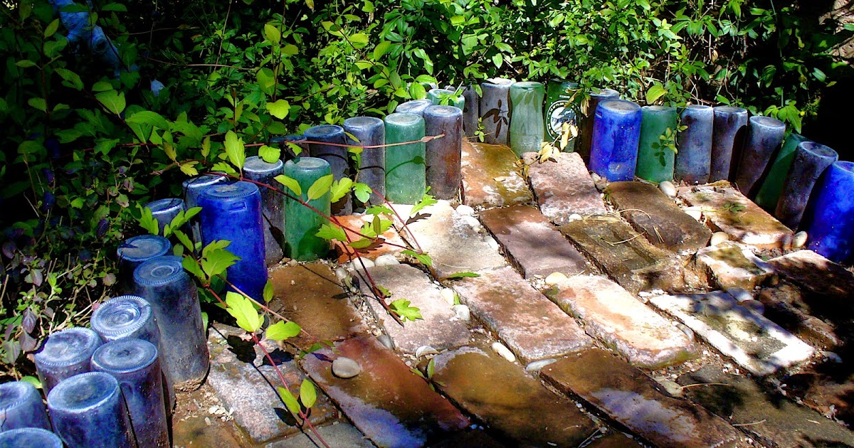 Alt. Build Blog Reusing Glass Bottles For Landscaping