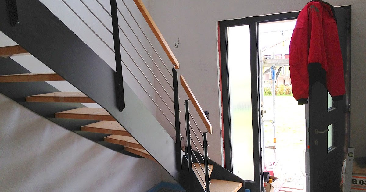 Mein Baublog: Preview: Die Treppe ist da