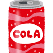 缶コーラのイラスト