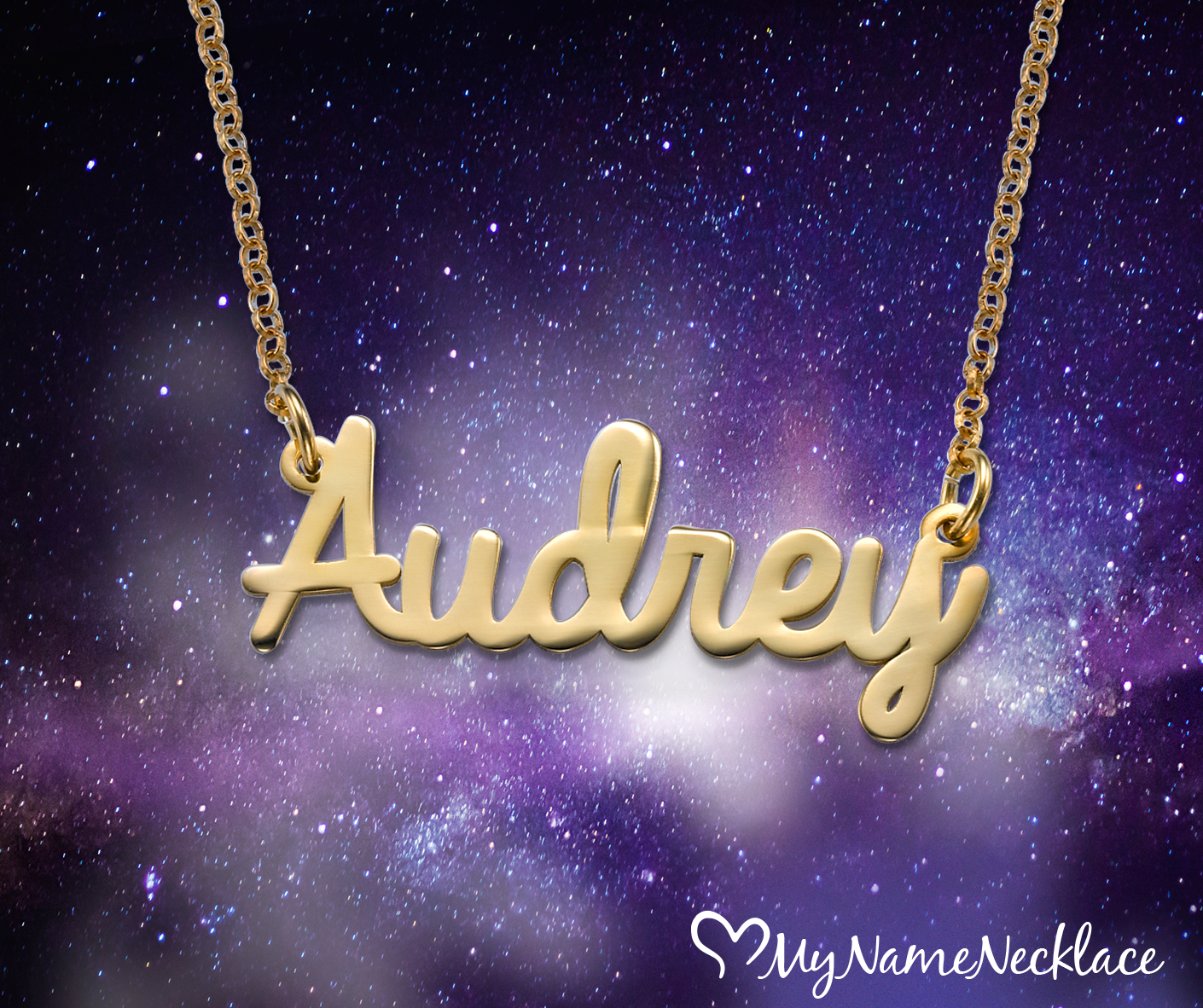 Look chic and stylish with our newest personalized necklace, the Cursive Name Necklace in 18k Gold Plating. Place any name/word on this name necklace. Look chic and stylish with our newest personalized necklace, the Cursive Name Necklace in 18k Gold Plating. Place any name/word on this name necklace.