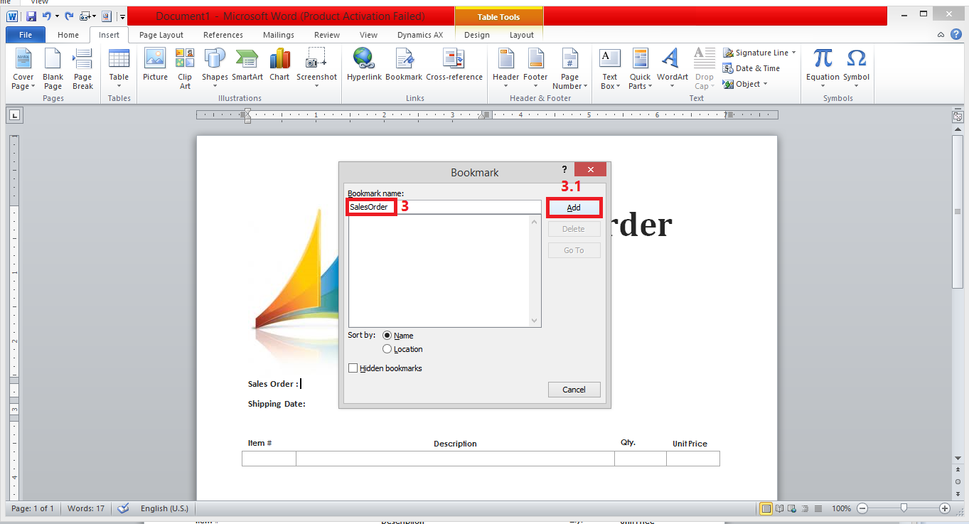 adding templates to word